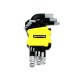 Zestaw kluczy HEX 1.5-10 mm ze stali S2 9el WMK192 | Exvi