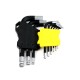 Zestaw kluczy HEX 1.5-10 mm ze stali S2 9el WMK192 | Exvi