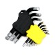 Zestaw kluczy HEX 1.5-10 mm ze stali S2 9el WMK192 | Exvi