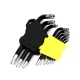 Zestaw kluczy TORX T10-T50 ze stali S2 9el WMK194 | Exvi