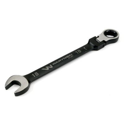 Klucz płasko-oczkowy 18 mm z grzechotką 72 WMK083 | Exvi