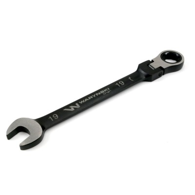 Klucz płasko-oczkowy 19 mm z grzechotką 72 WMK084 | Exvi