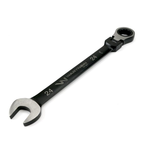 Klucz płasko-oczkowy 24 mm z grzechotką 72 WMK089 | Exvi