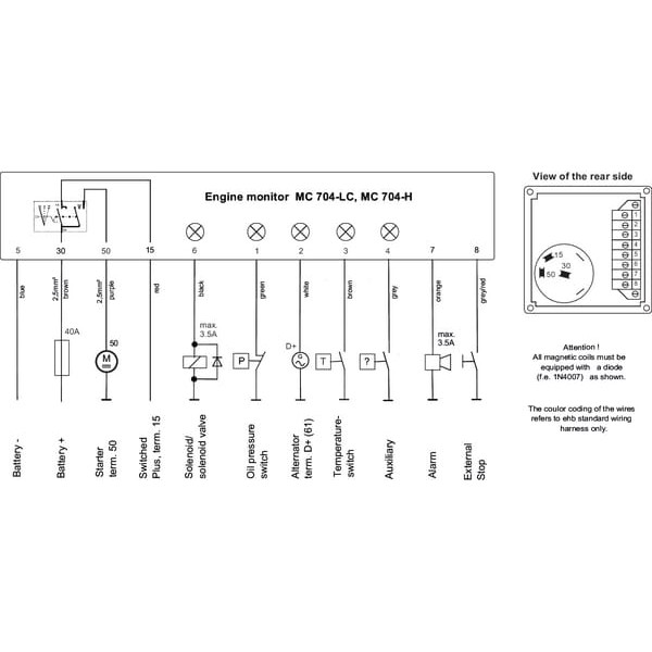System kontroli silnika MB704-H MB704H | Exvi