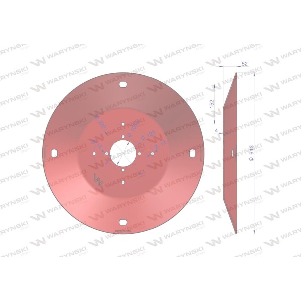 Talerz roboczy Kosiarka rotacyjna 1,35 m 5070010190 | Exvi