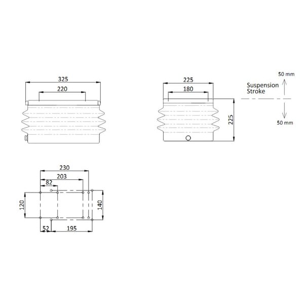 Zawieszenie pneum. MA1 12V TS90046GP | Exvi