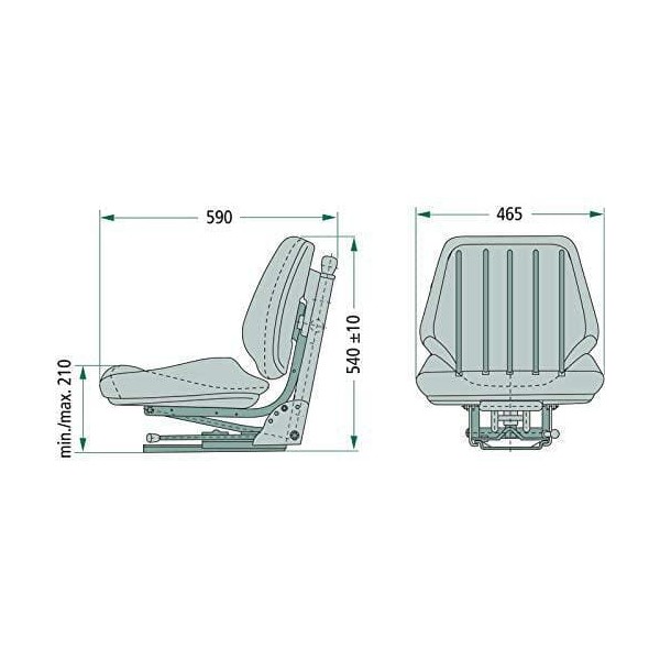 Siedzenie, DS44/1B Vario G2052165 | Exvi