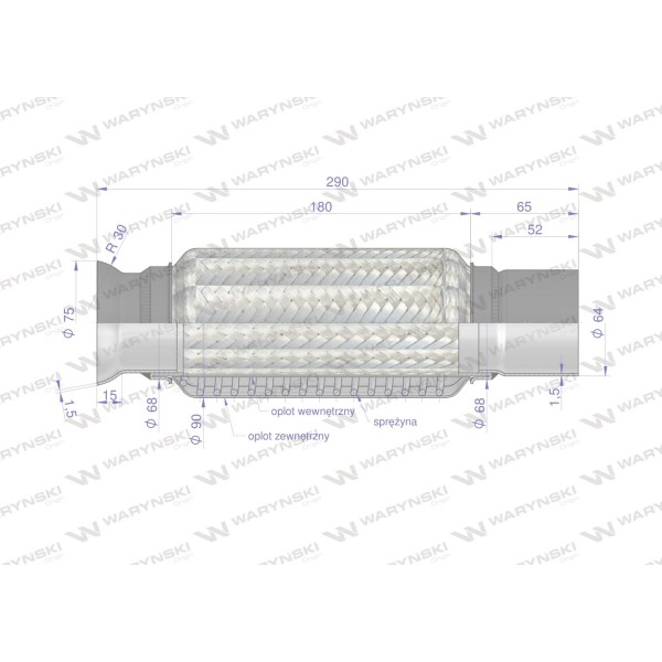Rura elastyczna AL114384 John Deere AL114384W | Exvi