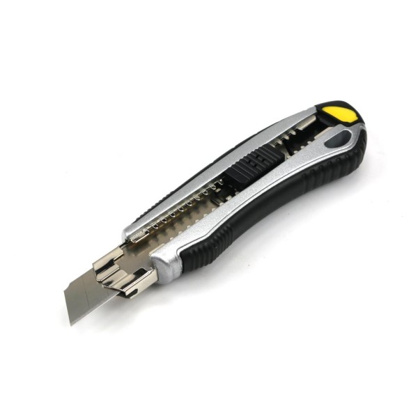 Nożyk łamany 18mm w aluminiowej obudowie z 6 WMA901 | Exvi