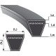 Pas klinowy HL 3242 mm Optibelt 8500HL3200M2 | Exvi