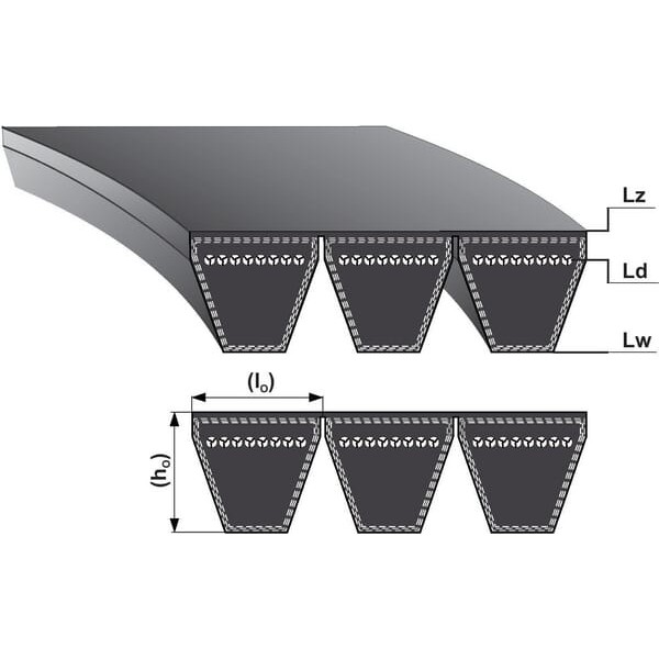 Pas 2HB-BP3814 Optibelt 85002HBBP3814 | Exvi