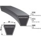 Pas klinowy 25x3660 Optibelt VB253660 | Exvi