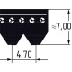 Pas wielorowkowy Optibelt, 10PL1270 | Exvi