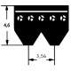 Pas wielorowkowy Optibelt, 12PK1655 | Exvi