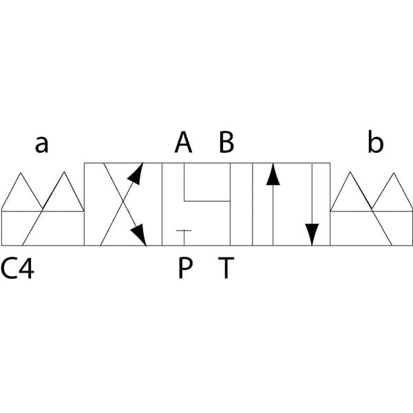 Elektrozawór Cetop 03 - NG6 4/3 C4 12V KREV03C4012C | Exvi
