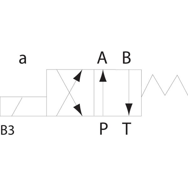 Elektrozawór Cetop 03 - NG6 4/2 B30 12V KREV03B3012C | Exvi