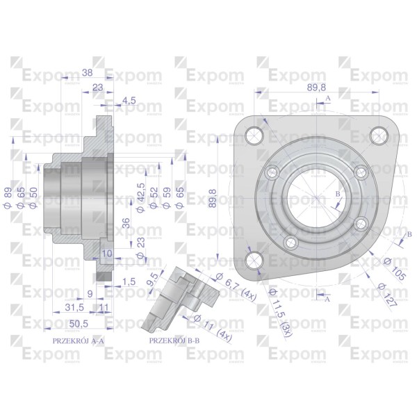 Głowica rozrusznika Case typu Magneton 6957180EX | Exvi