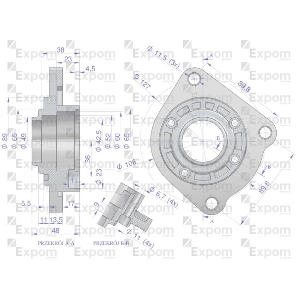 Głowica rozrusznika Case MF typu Magneton 6956280EX | Exvi