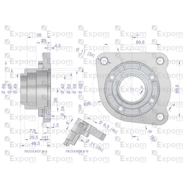 Głowica rozrusznika Fiat typu Magneton 6956250EX | Exvi