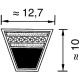 Pas klinowy Red-power Optibelt, SPA 13x2732 SPA2732RP | Exvi