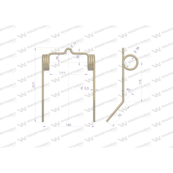 Palec motowideł New Holland Clayson 804334150 | Exvi