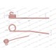 Palec motowideł zastosowanie Claas 800021.0 8000210 | Exvi