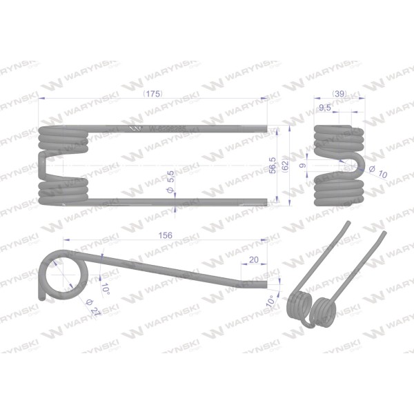 Palec podbieracza zastosowanie DEUTZ FAHR 6296285 | Exvi