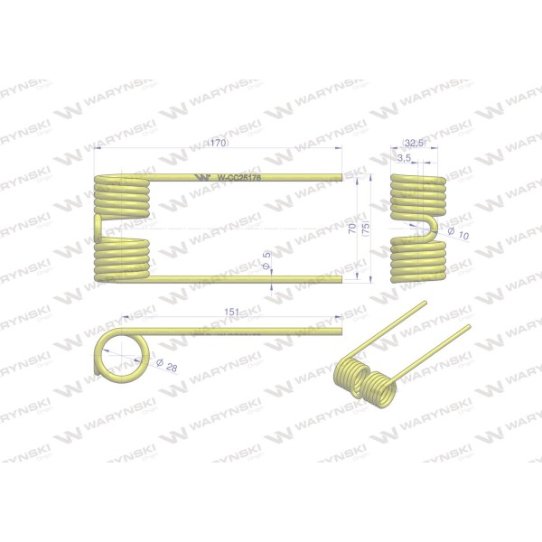 Palec podbieracza zastosowanie John Deere CC25176 | Exvi