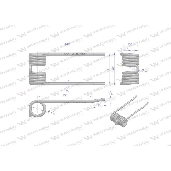 Palec podbieracza zastosowanie Krone 9381480 Waryński | Exvi