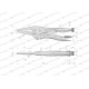 Szczypce zaciskowe Morsa z e stali CrMo 6" WMH109 | Exvi
