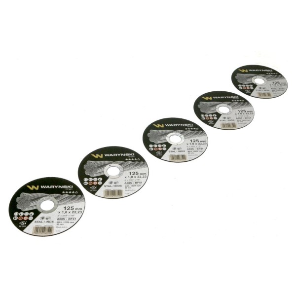 Tarcza do cięcia metalu 125 x1.0 x22.23 mm WMA312 | Exvi