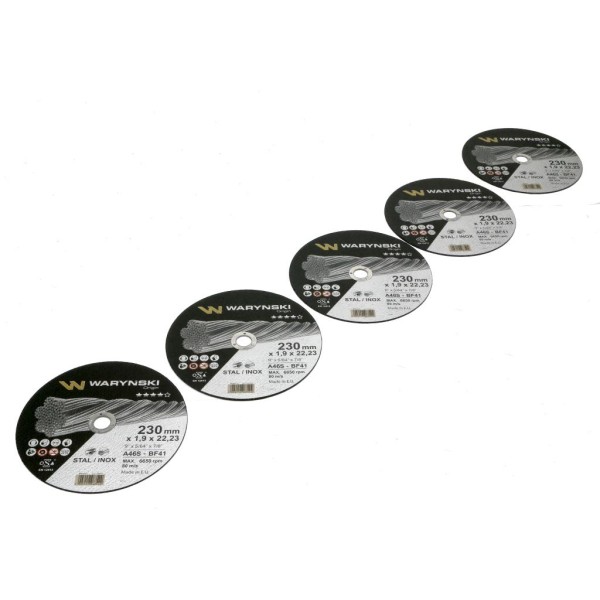 Tarcza do cięcia metalu 230 x1.9 x22.23 mm WMA315 | Exvi
