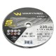 Tarcza do cięcia metalu 230 x1.9 x22.23 mm WMA315 | Exvi