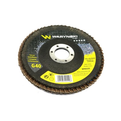 Tarcza do szlifierki 125 mm lamelkowa. WMA335 | Exvi
