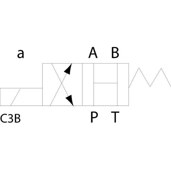 Elektrozawór Cetop 03 - NG6 4/2 C3B KREV03C3B012C | Exvi