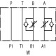 Zawór zwrotno-dławiący Cetop 03 - NG6 03W KRMTI03W | Exvi