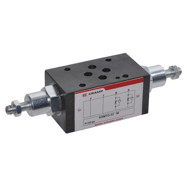Zawór zwrotno-dławiący Cetop 03 - NG6 03W KRMTO03W | Exvi