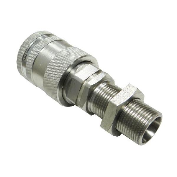 Szybkozłącze hydrauliczne gniazdo WIAM22MZL-PP-50 | Exvi