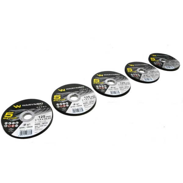 Tarcza do cięcia metalu 125 x1.0 x22.23 mm WMA312X25 | Exvi