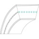 Pas klinowy MTD 754-0642 Kramp FGP800061 | Exvi