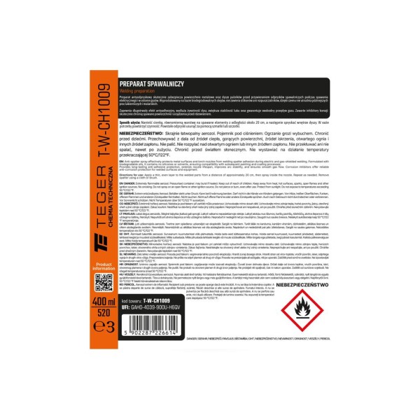 Preparat spawalniczy 400ml / TEGER CH1009 | Exvi