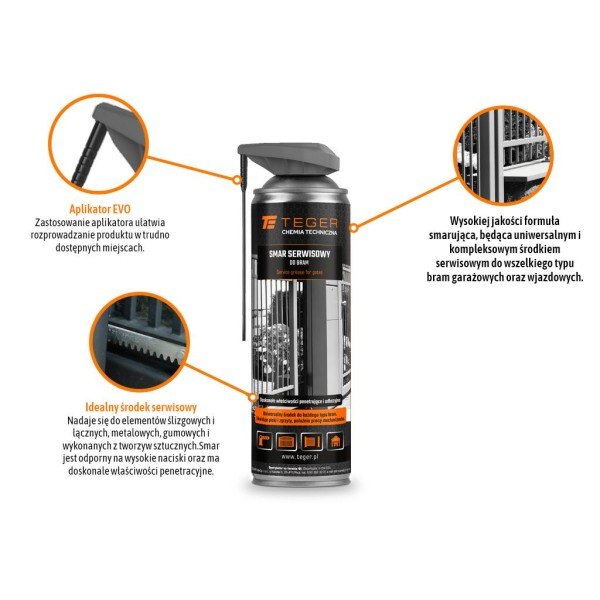 Smar serwisowy do bramz aplikatorem EVO 500 CH1015 | Exvi