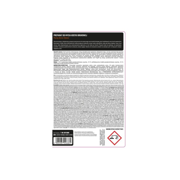 Preparat do mycia kostki brukowej 1 KG SR1008 | Exvi
