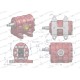 Pompa hydrauliczna PZ18AT podnośnika 42371292W | Exvi