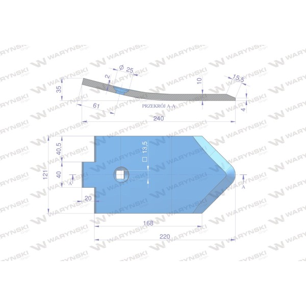 Dziób redlicy zastosowanie Lemken Smaragd 3374388 | Exvi