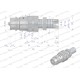 Szybkozłącze hydrauliczne wtyczka long WIAM16SZLE | Exvi