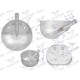 Poidło miskowe stal nierdzewna RF-20903013 | Exvi