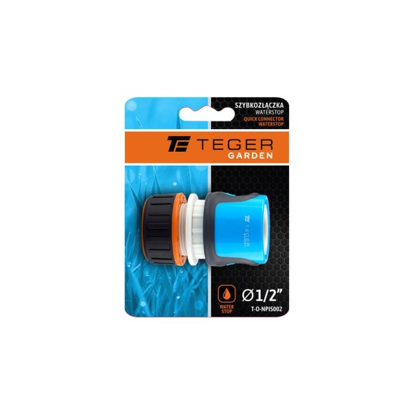 Szybkozłączka 1/2"- z waterstop / TEGER O-NPIS002 | Exvi