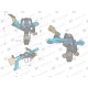 Zraszacz ogrodowy - impulsowy / metalowy O-NZRA006 | Exvi