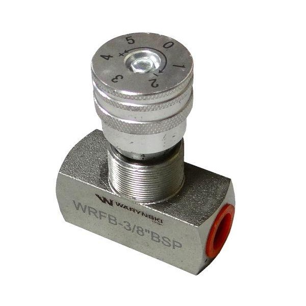 Zawór dławiący WRFB 90 3/8"BSP Waryński WRFB-3/8BSP | Exvi